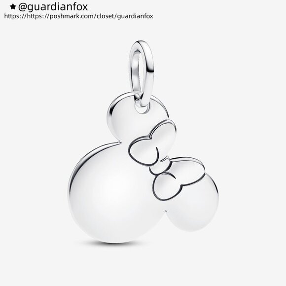 Pandora Disney Minnie Mouse Engravable Dangle Charm - Picture 1 of 7